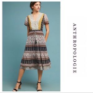 Anthropologie Provencal Midi Dress
